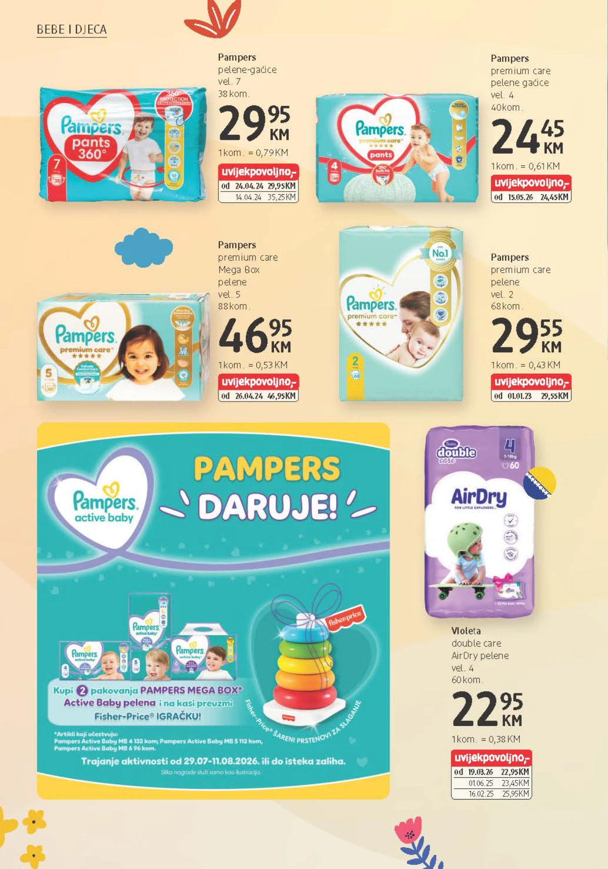 dm katalog akcija strana 6 – važi od 29.7. do 11.8.2026.