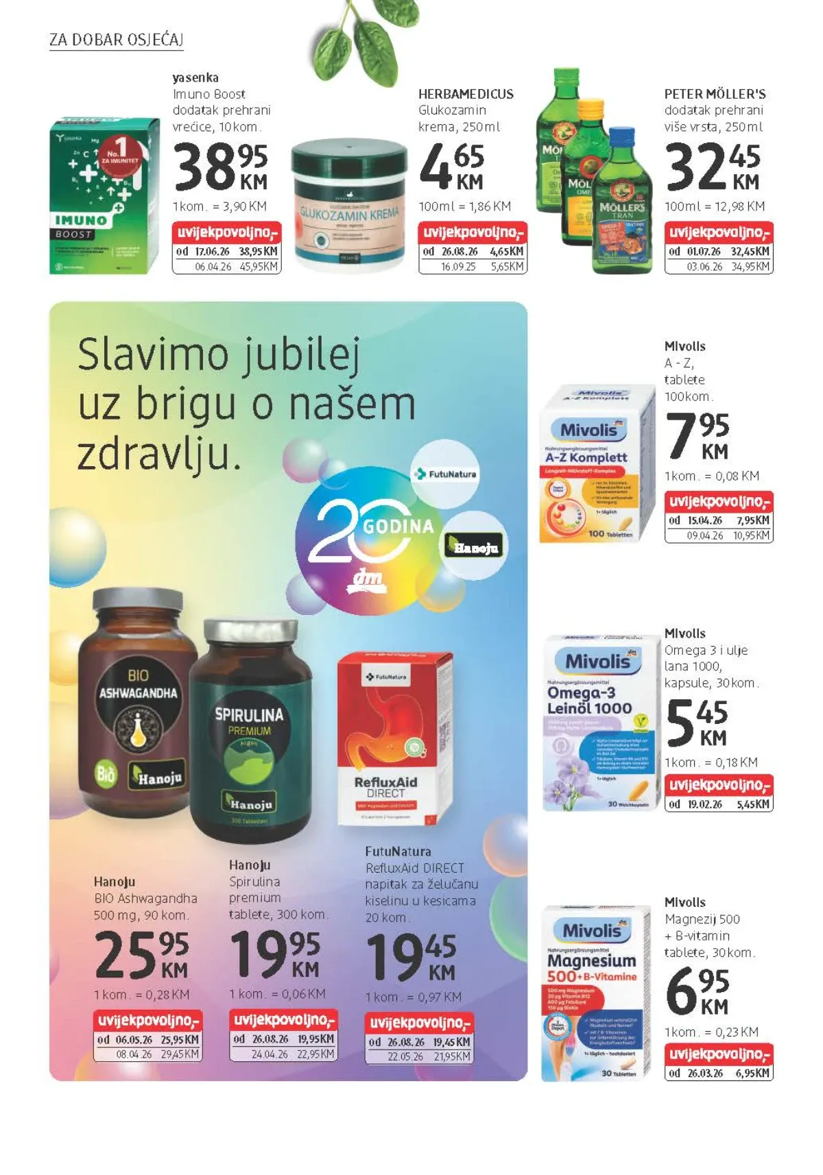 dm katalog akcija strana 6 – važi od 26.8. do 8.9.2026.