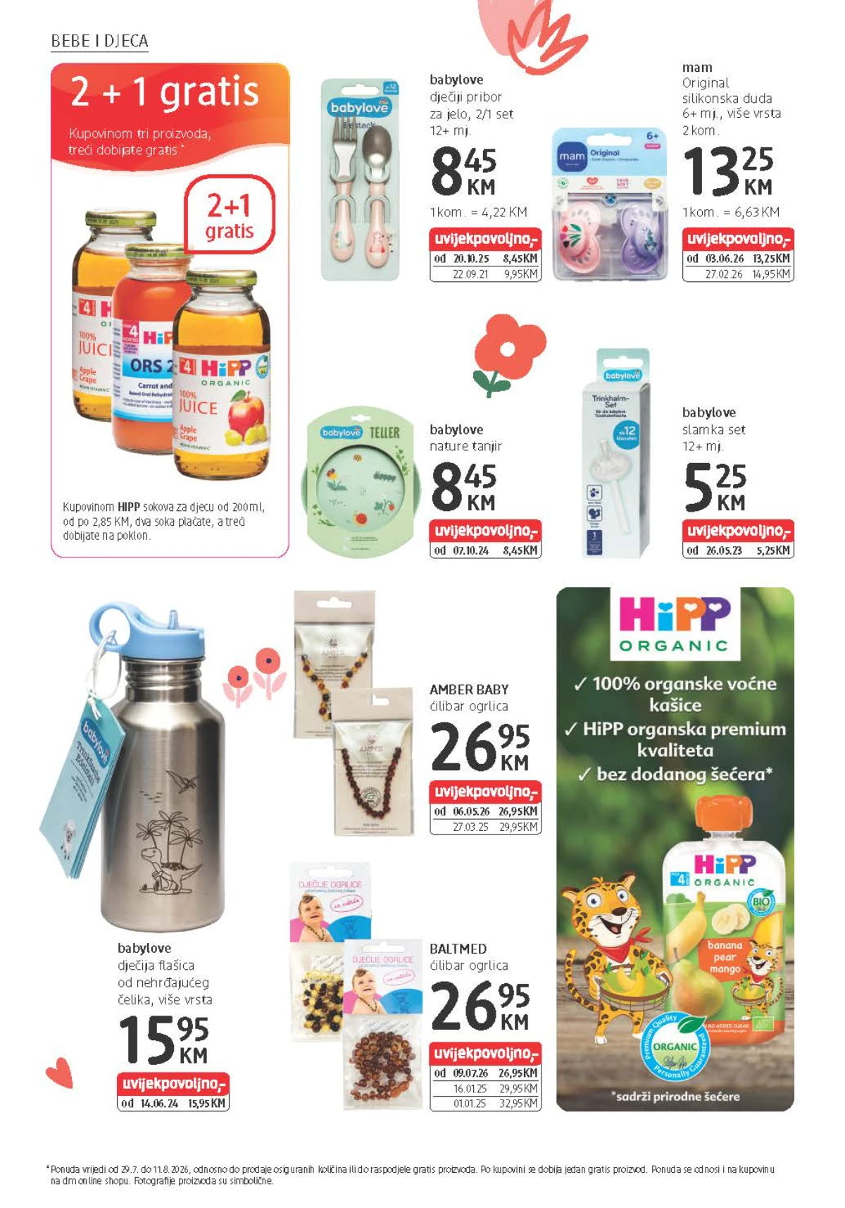 dm katalog akcija strana 8 – važi od 29.7. do 11.8.2026.