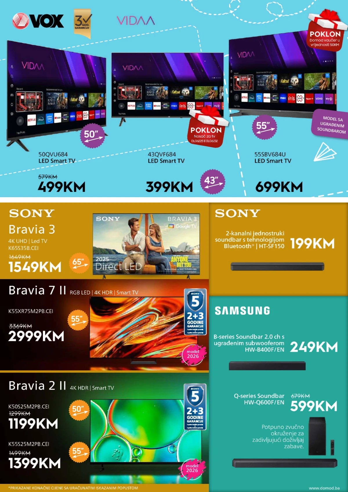 Domod katalog akcija strana 5 – važi od 14.8. do 10.9.2026.