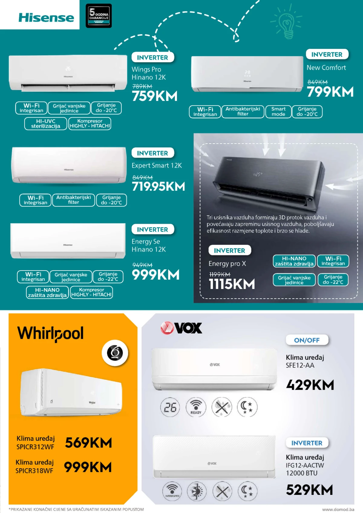 Domod katalog akcija strana 9 – važi od 14.8. do 10.9.2026.