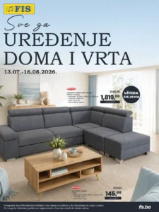 FIS katalog akcija strana 1 – važi od 13.7. do 16.8.2026.