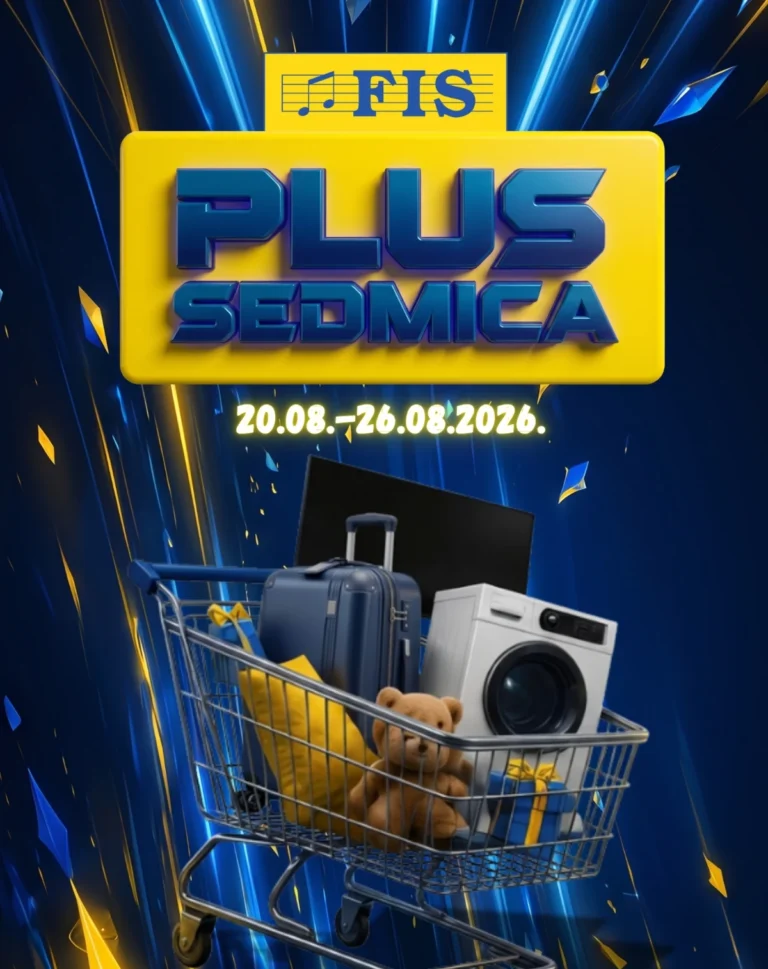 FIS katalog akcija strana 1 – važi od 20.8. do 26.8.2026.