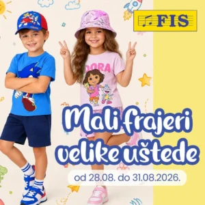 FIS katalog akcija strana 1 – važi od 28.8. do 31.8.2026.
