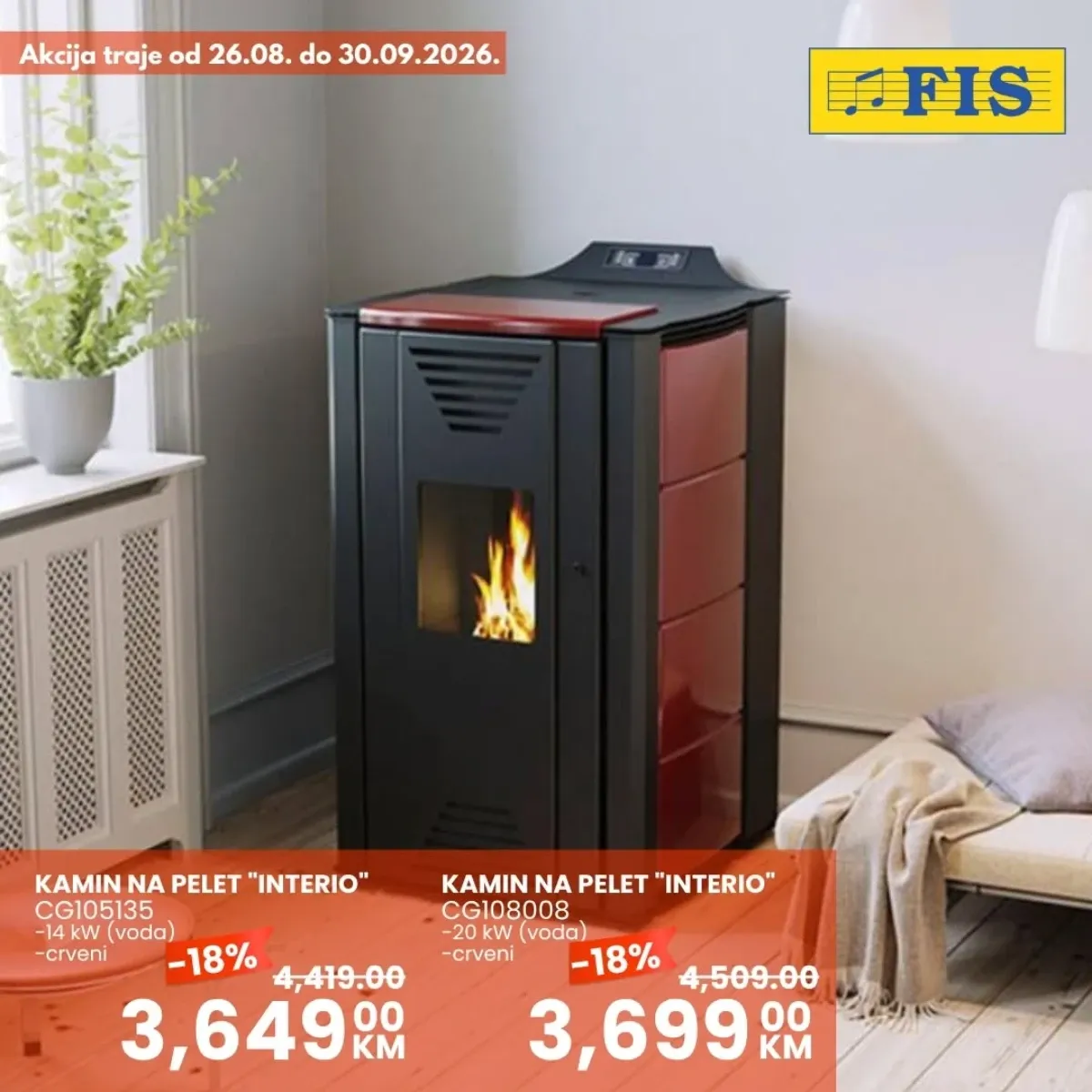 FIS katalog akcija strana 2 – važi od 26.8. do 30.9.2026.