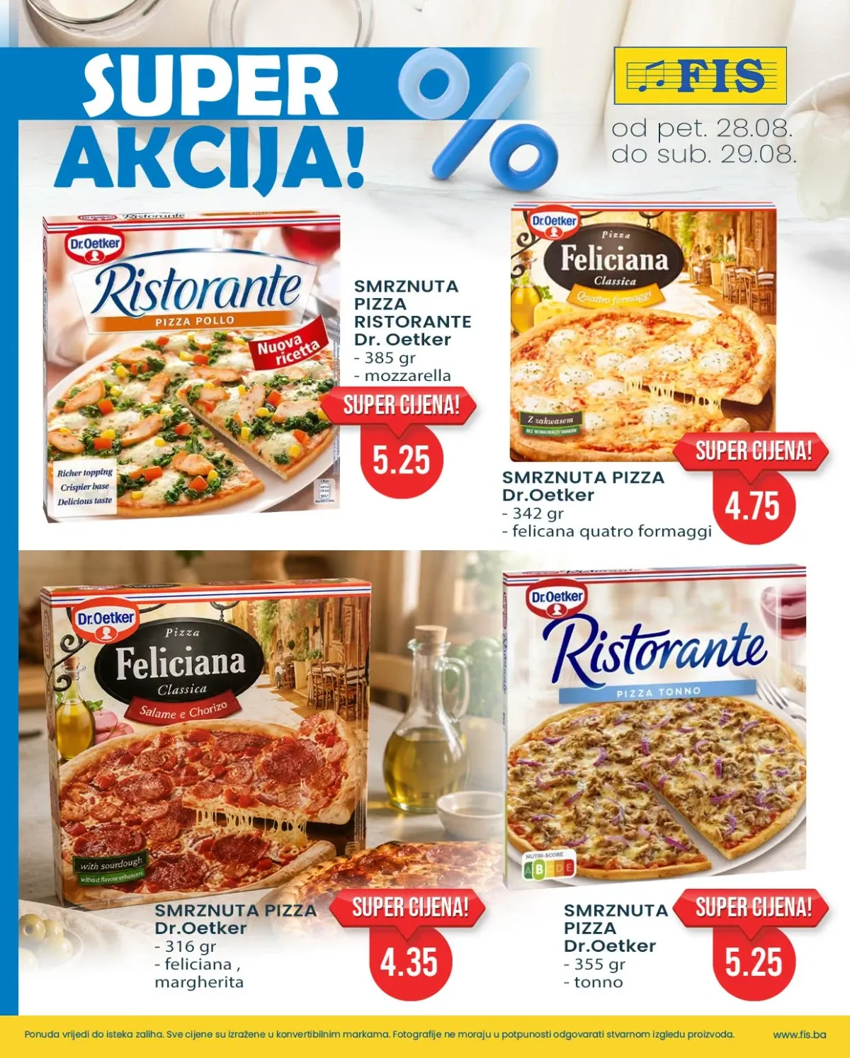 FIS katalog akcija strana 3 – važi od 28.8. do 29.8.2026.