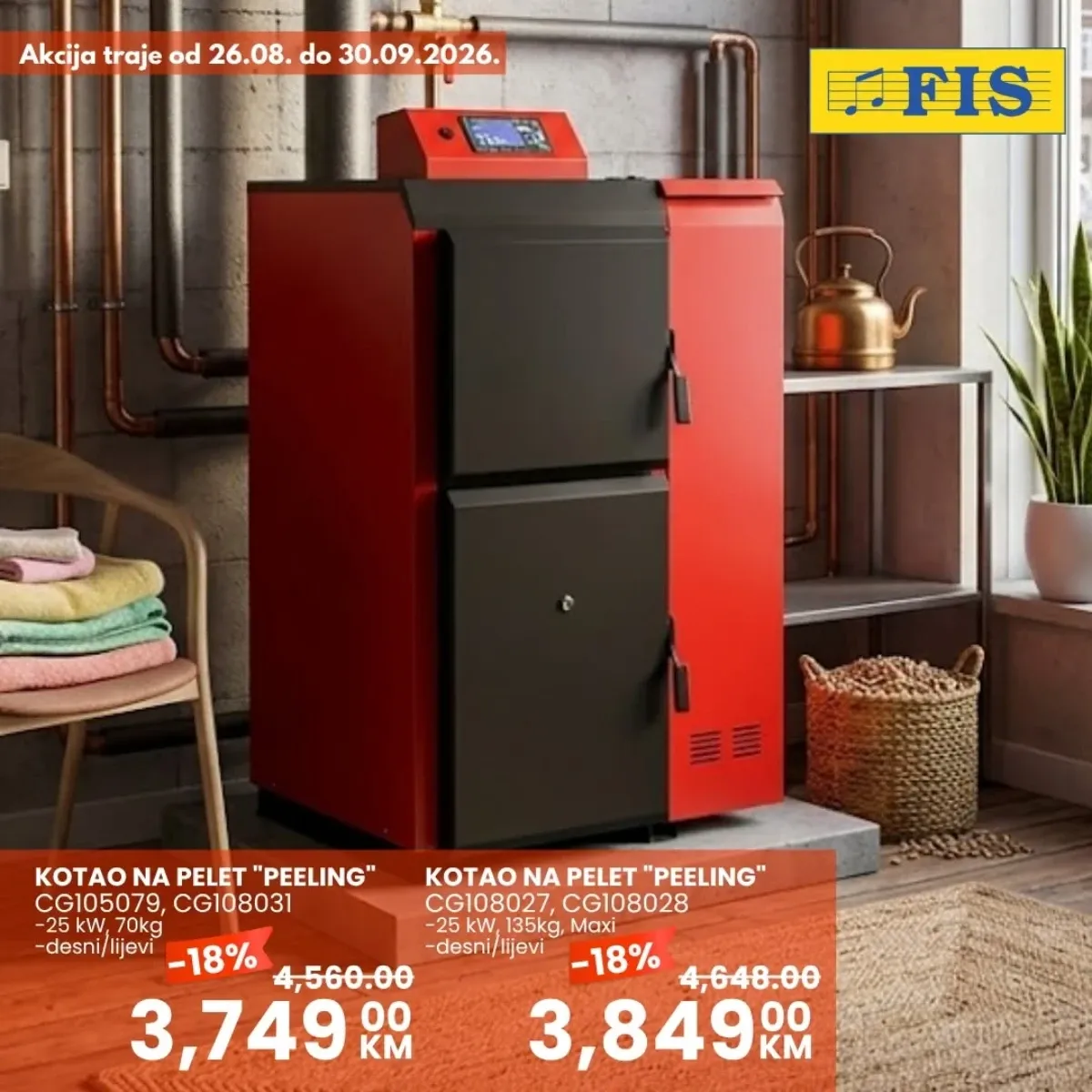 FIS katalog akcija strana 3 – važi od 26.8. do 30.9.2026.