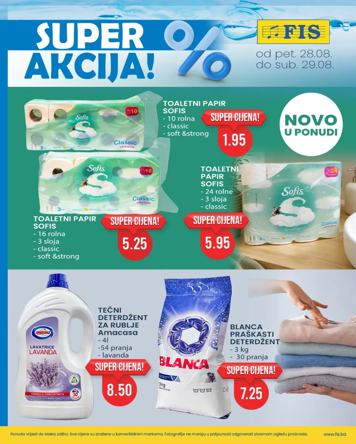 FIS katalog akcija strana 6 – važi od 28.8. do 29.8.2026.