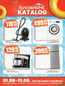 Fortuna katalog akcija strana 1 – važi od 1.8. do 31.8.2026.
