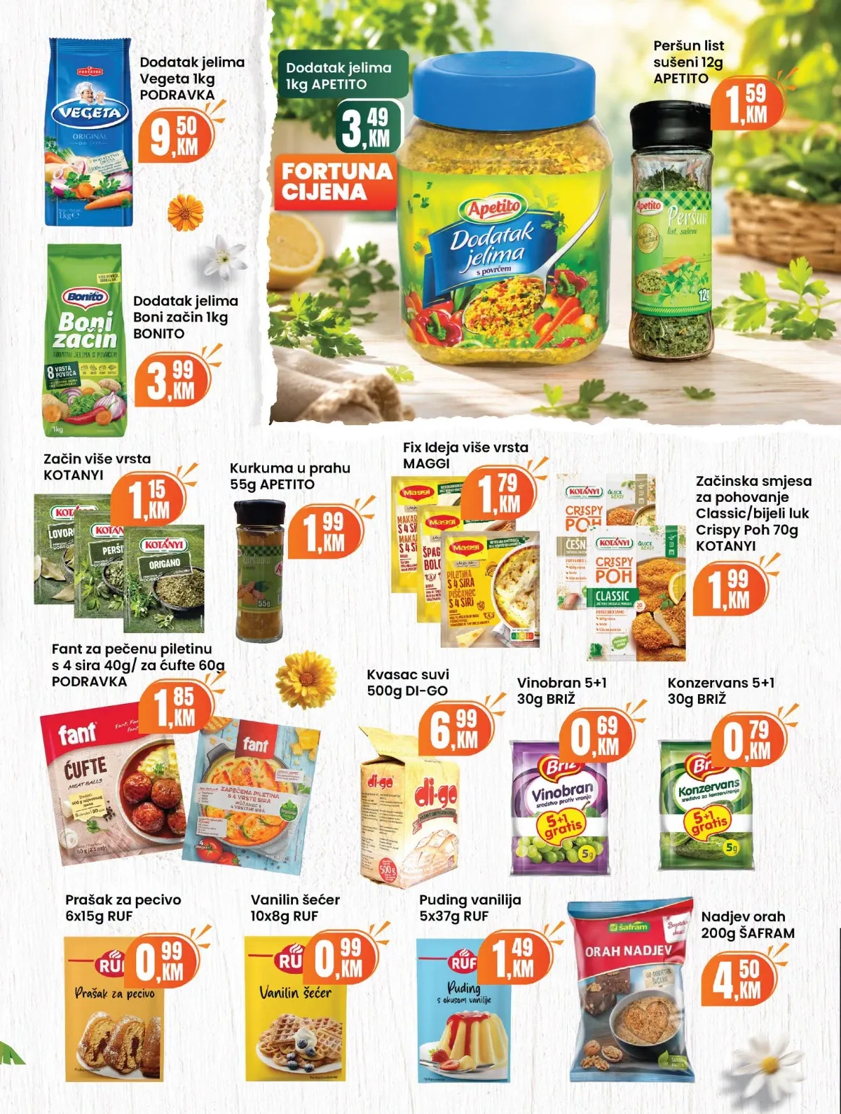 Fortuna katalog akcija strana 11 – važi od 1.8. do 31.8.2026.