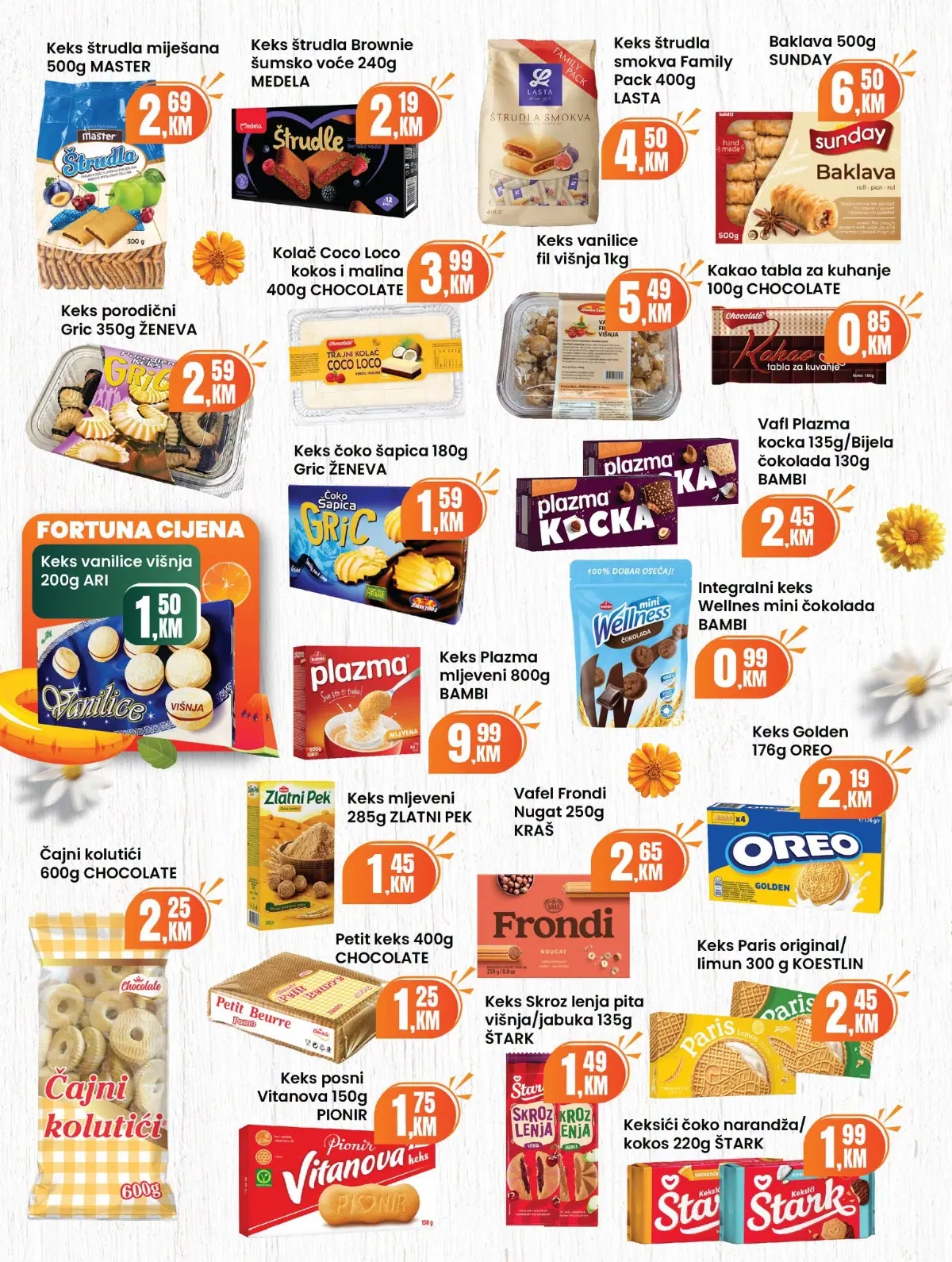 Fortuna katalog akcija strana 12 – važi od 1.8. do 31.8.2026.