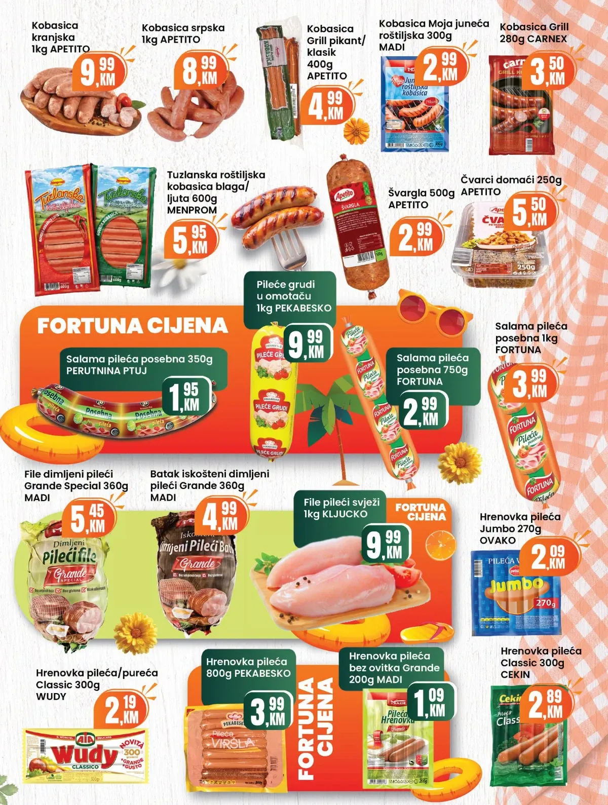 Fortuna katalog akcija strana 3 – važi od 1.8. do 31.8.2026.