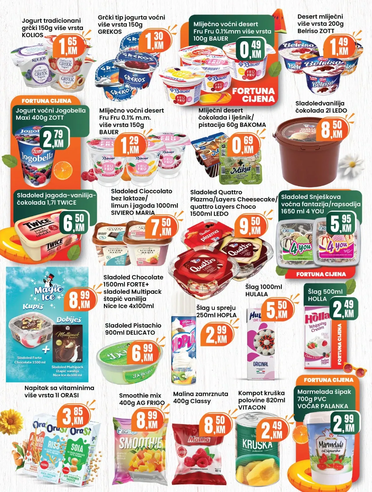Fortuna katalog akcija strana 8 – važi od 1.8. do 31.8.2026.