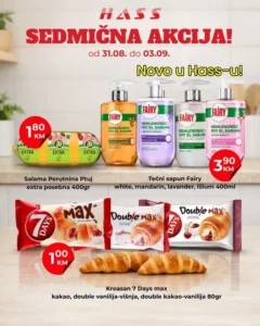 Hass katalog akcija strana 1 – važi od 31.8. do 3.9.2026.