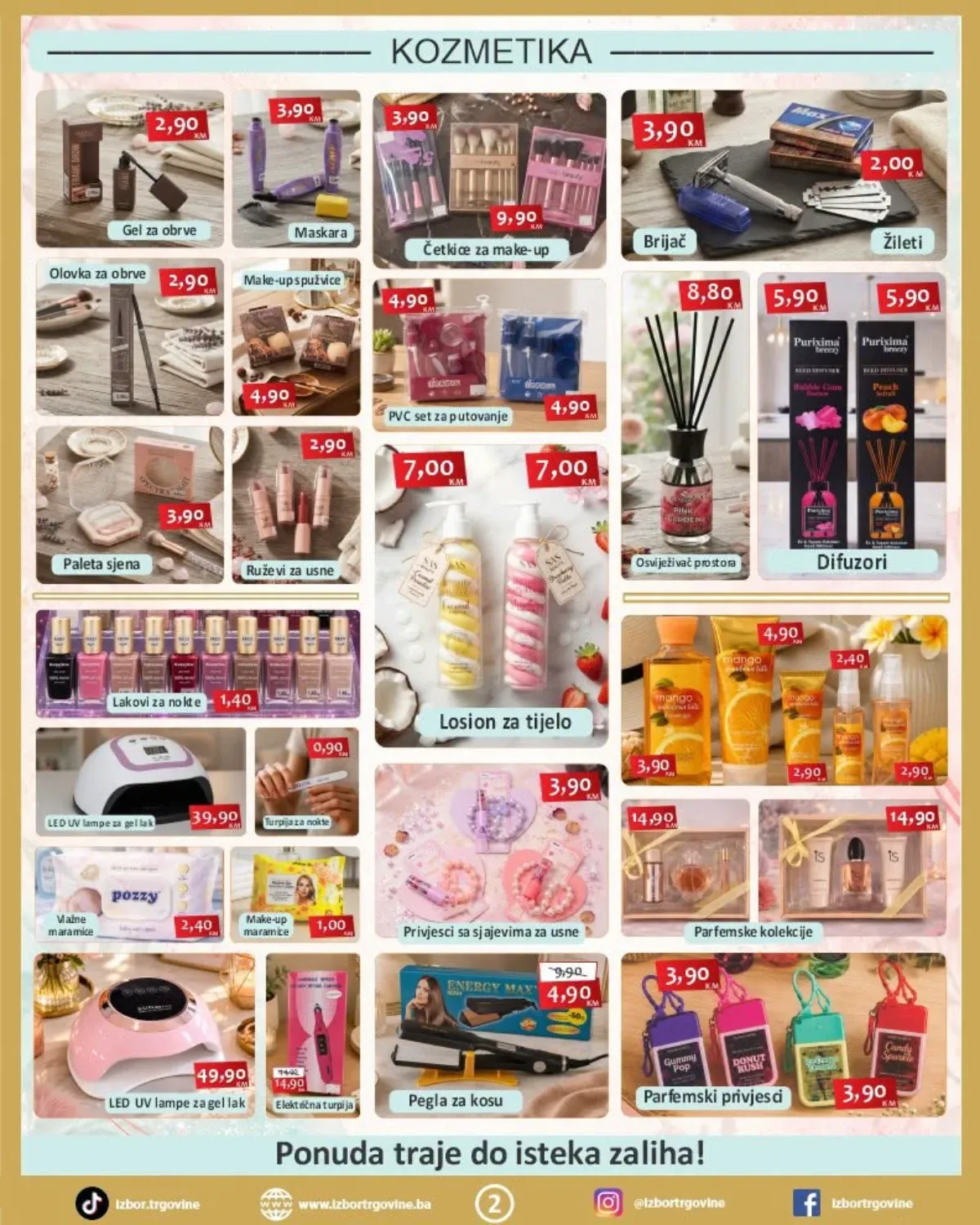Izbor trgovina katalog akcija strana 2 – važi od 7.8. do 14.8.2026.