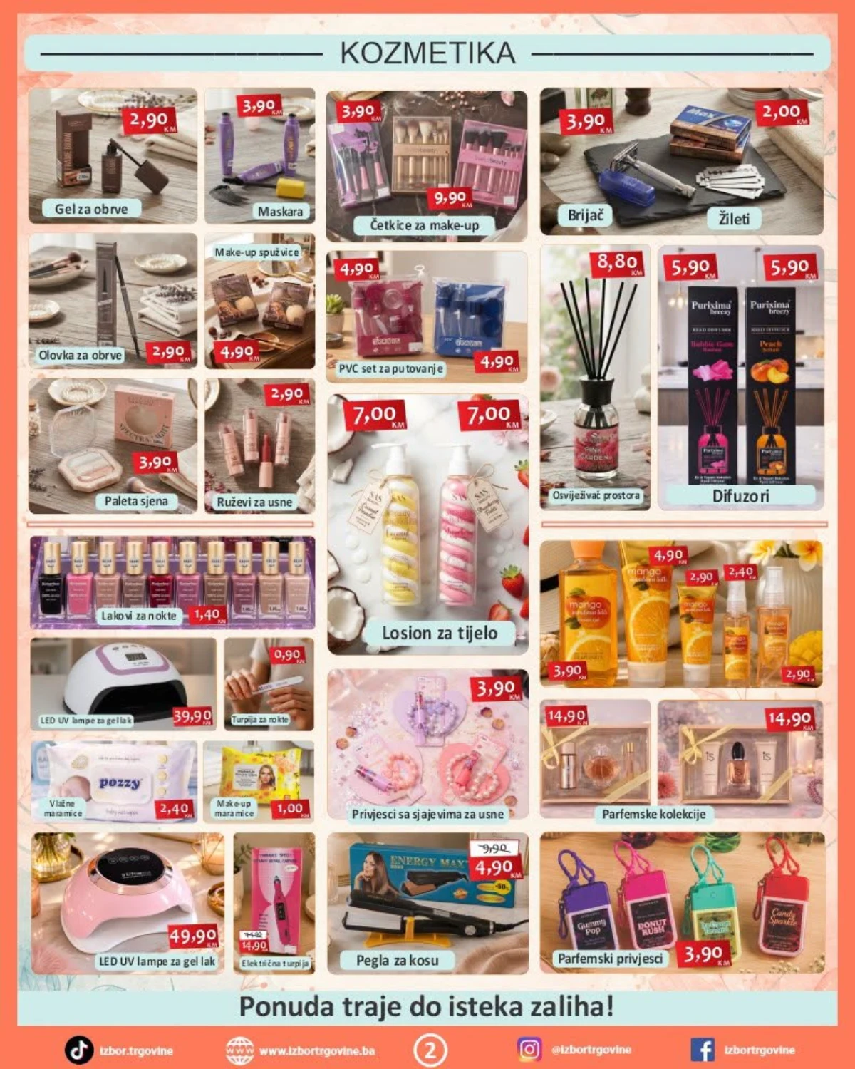 Izbor trgovina katalog akcija strana 2 – važi od 14.8. do 21.8.2026.