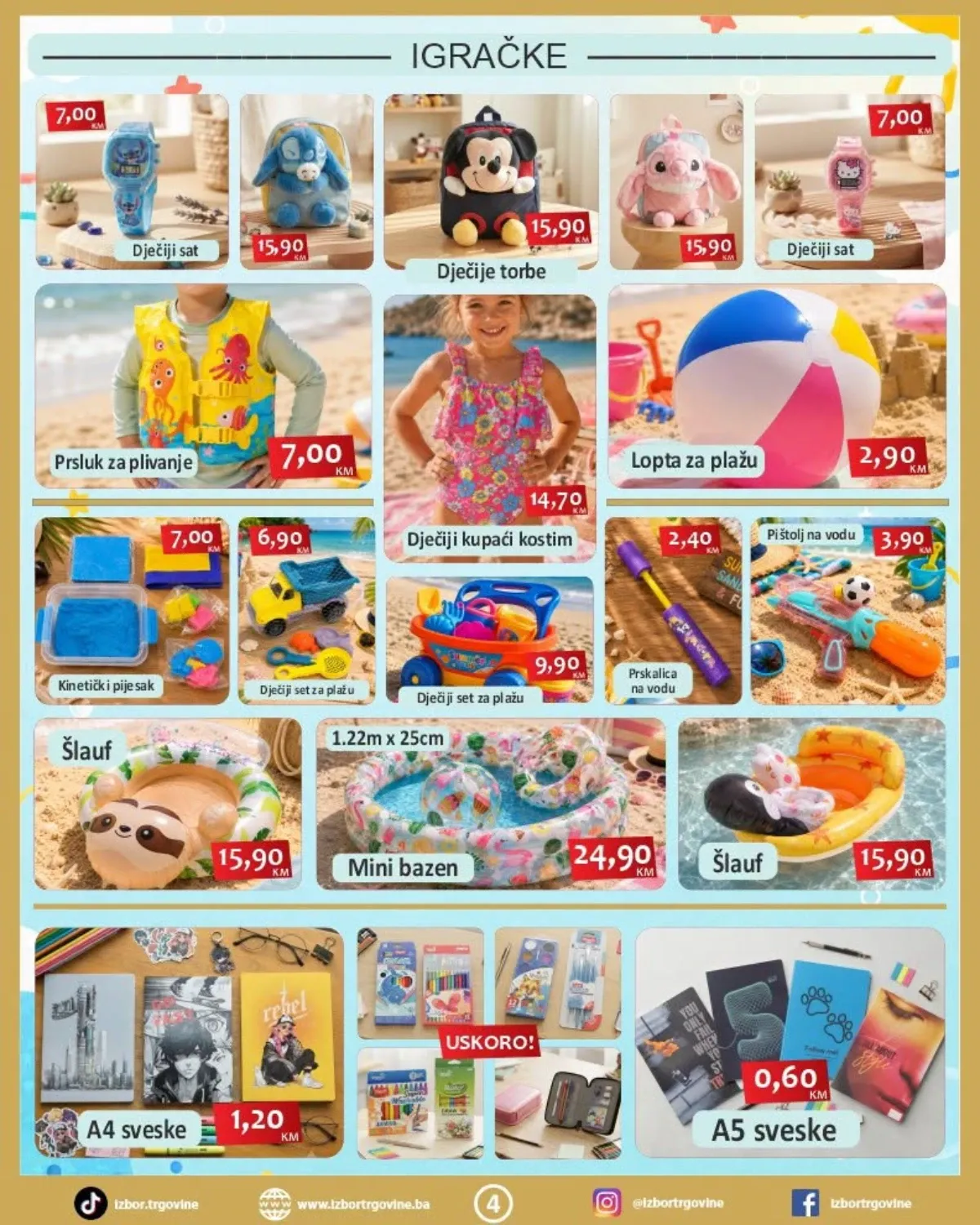 Izbor trgovina katalog akcija strana 4 – važi od 7.8. do 14.8.2026.