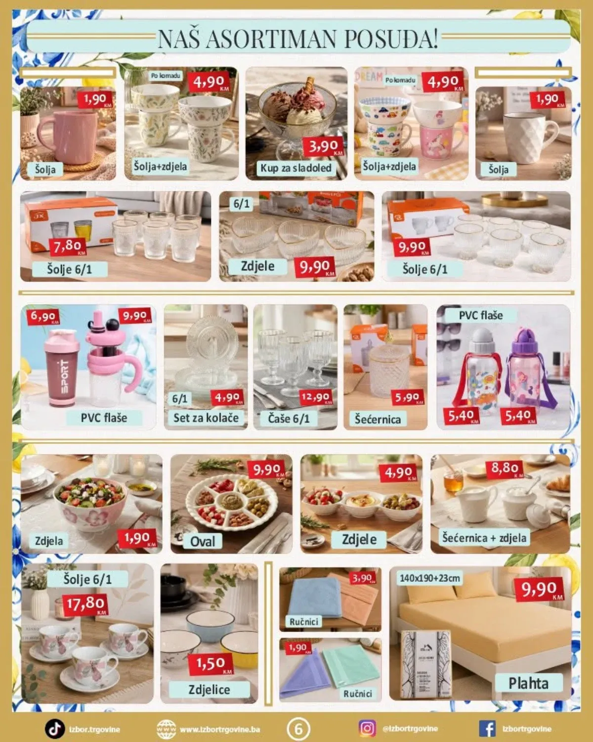 Izbor trgovina katalog akcija strana 6 – važi od 7.8. do 14.8.2026.