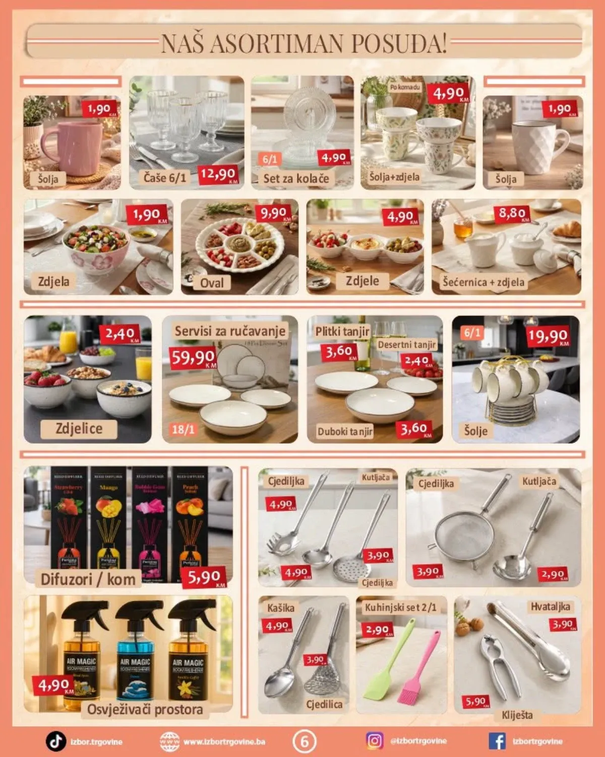 Izbor trgovina katalog akcija strana 6 – važi od 28.8. do 4.9.2026.