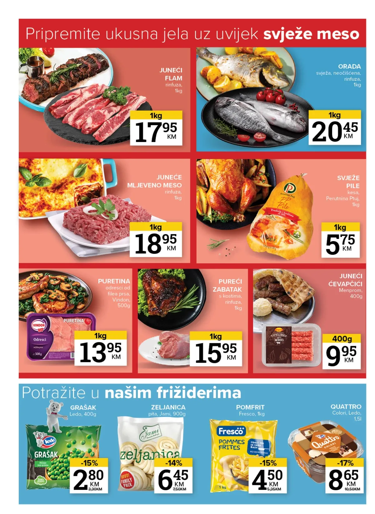 Konzum i Mercator katalog akcija strana 10 – važi od 1.9. do 7.9.2026.