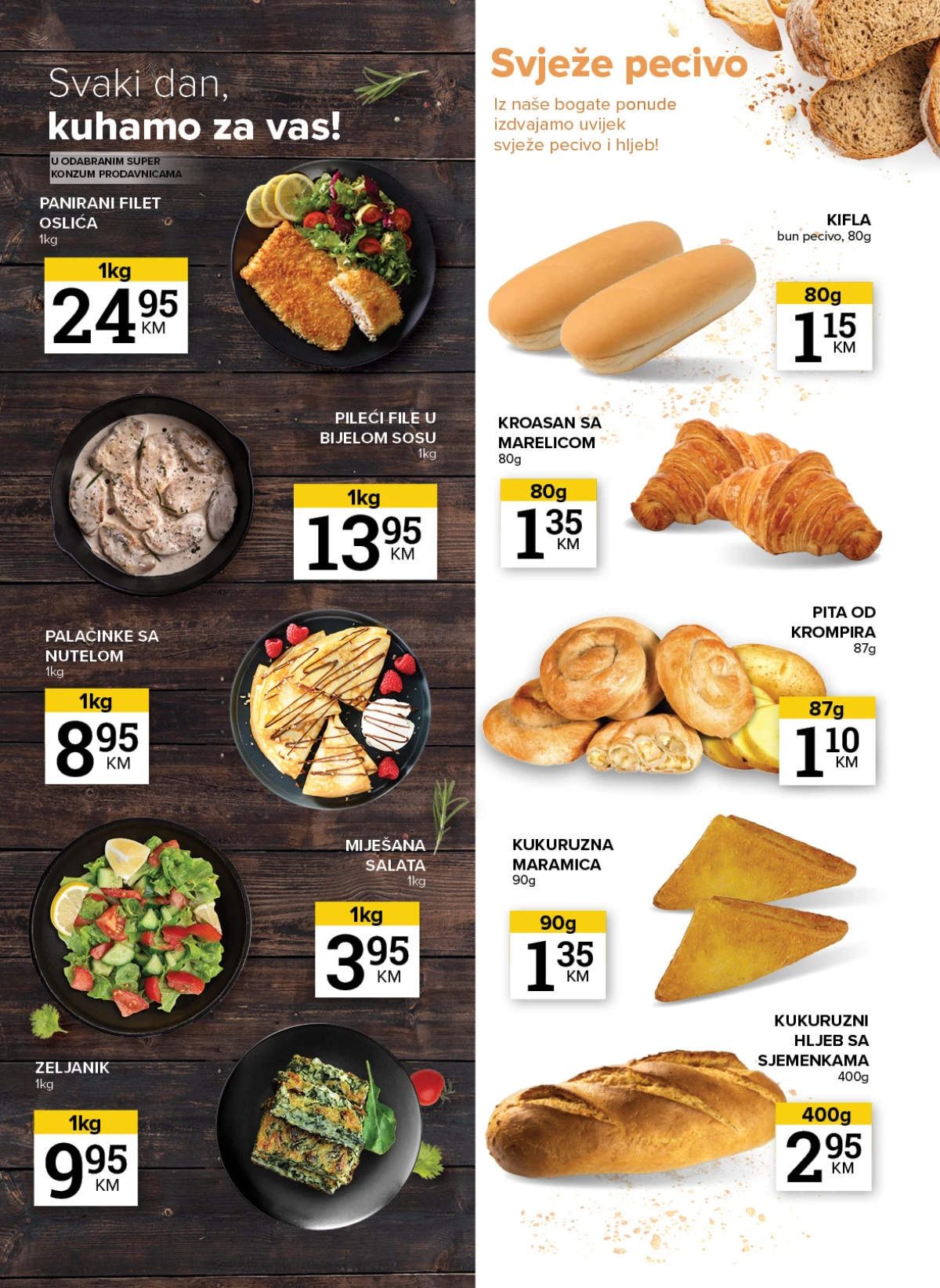 Konzum i Mercator katalog akcija strana 11 – važi od 25.8. do 31.8.2026.