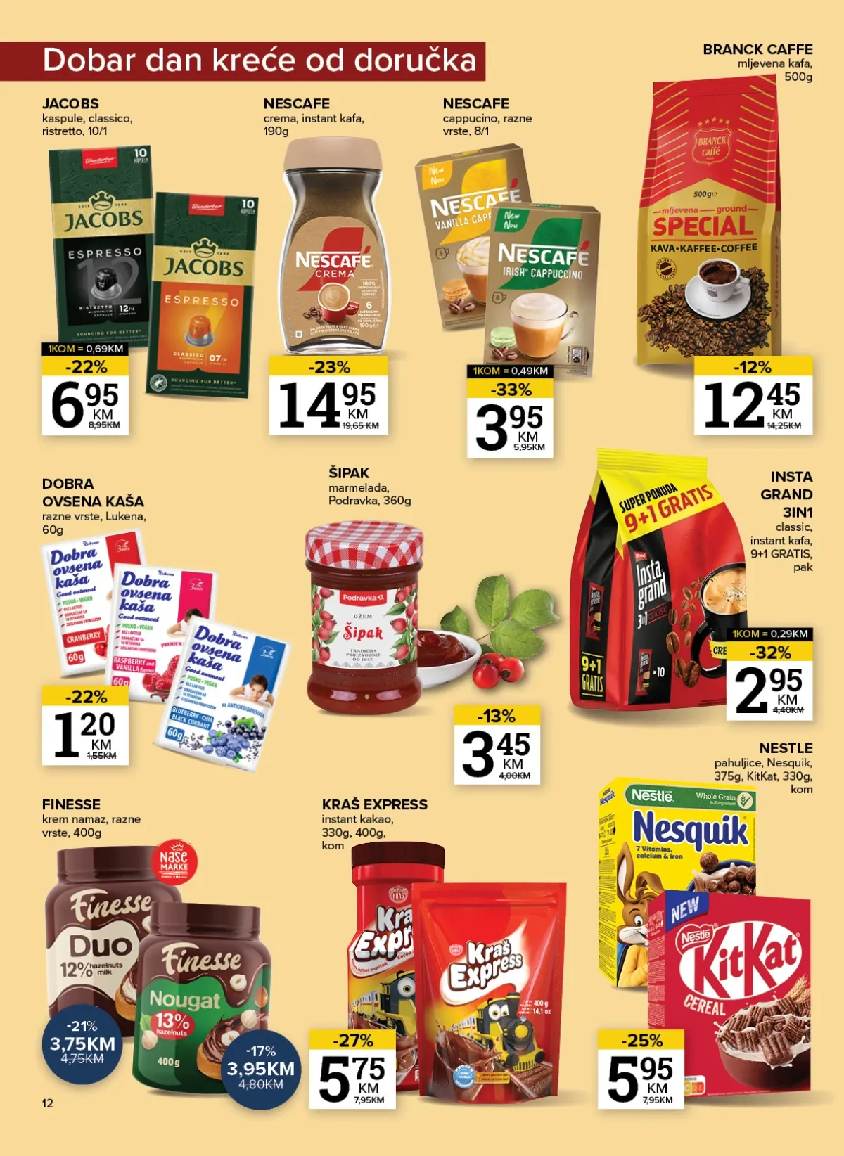 Konzum i Mercator katalog akcija strana 12 – važi od 11.8. do 17.8.2026.