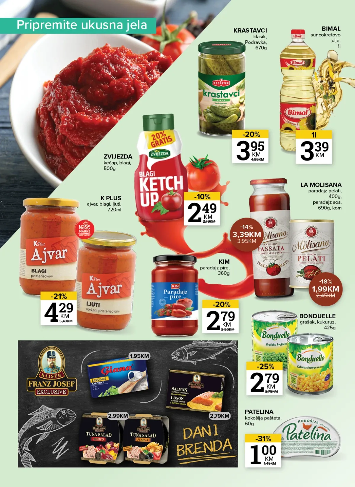 Konzum i Mercator katalog akcija strana 14 – važi od 11.8. do 17.8.2026.