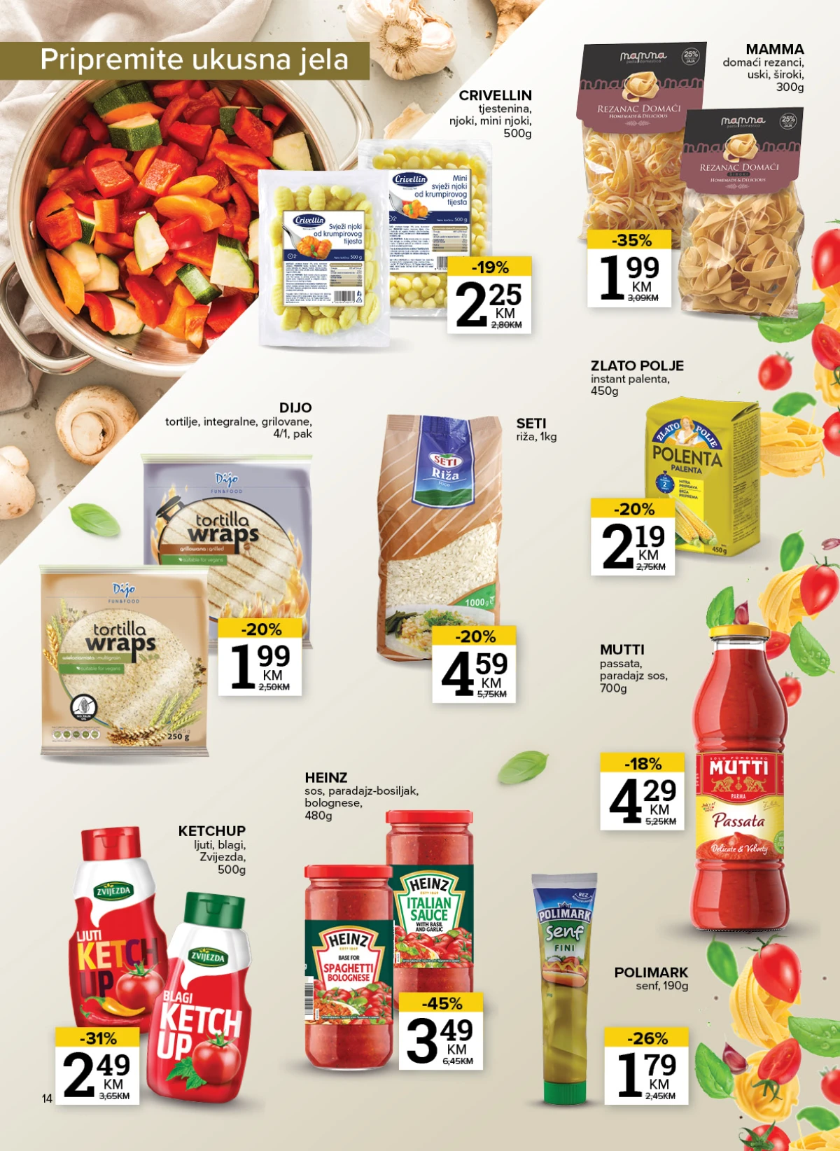 Konzum i Mercator katalog akcija strana 14 – važi od 18.8. do 24.8.2026.