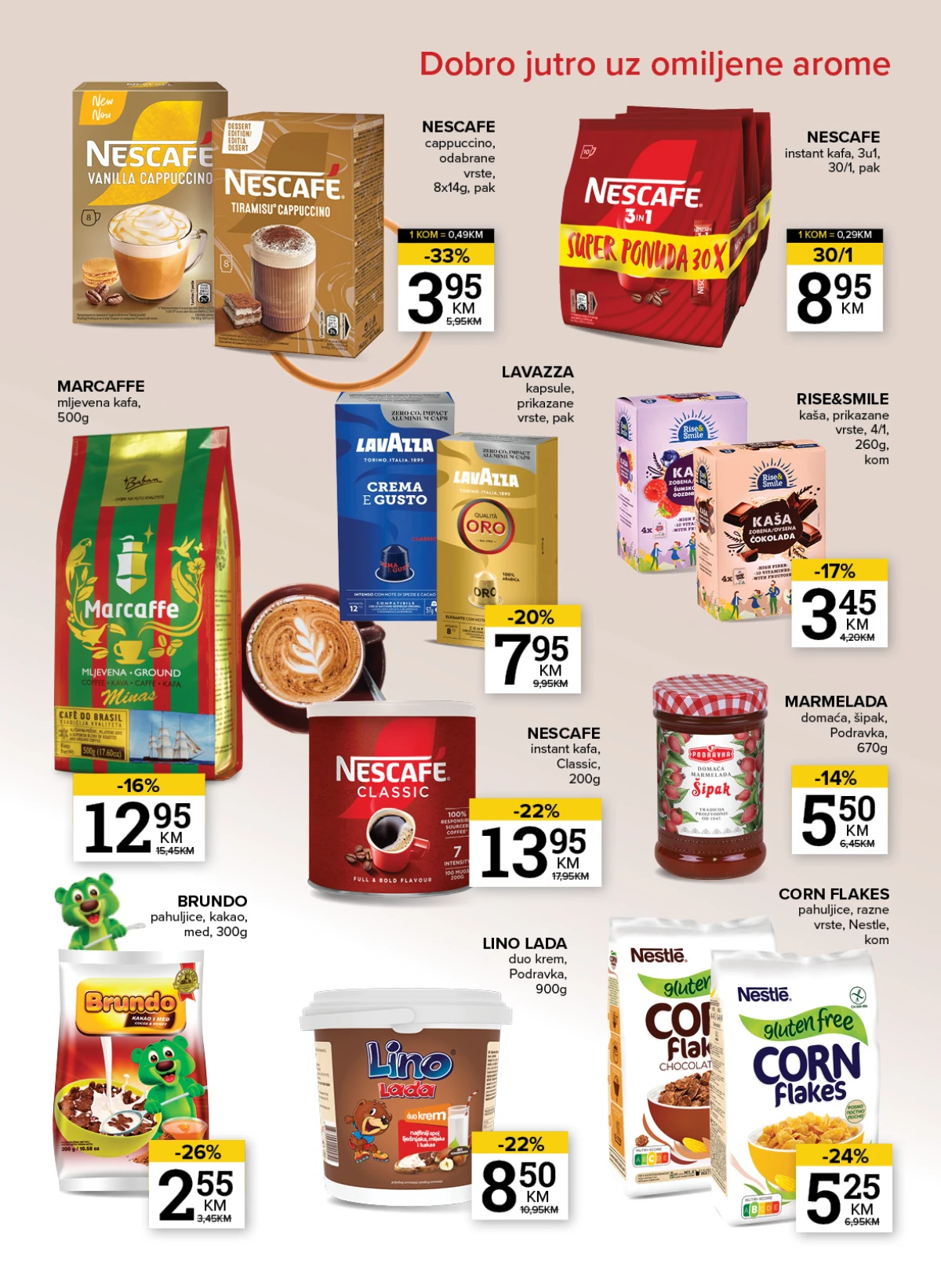 Konzum i Mercator katalog akcija strana 15 – važi od 25.8. do 31.8.2026.