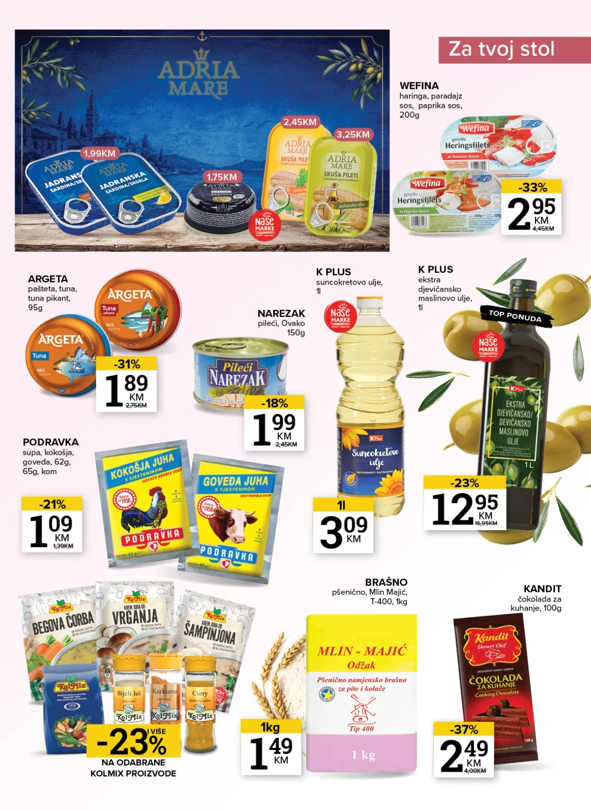Konzum i Mercator katalog akcija strana 17 – važi od 1.9. do 7.9.2026.