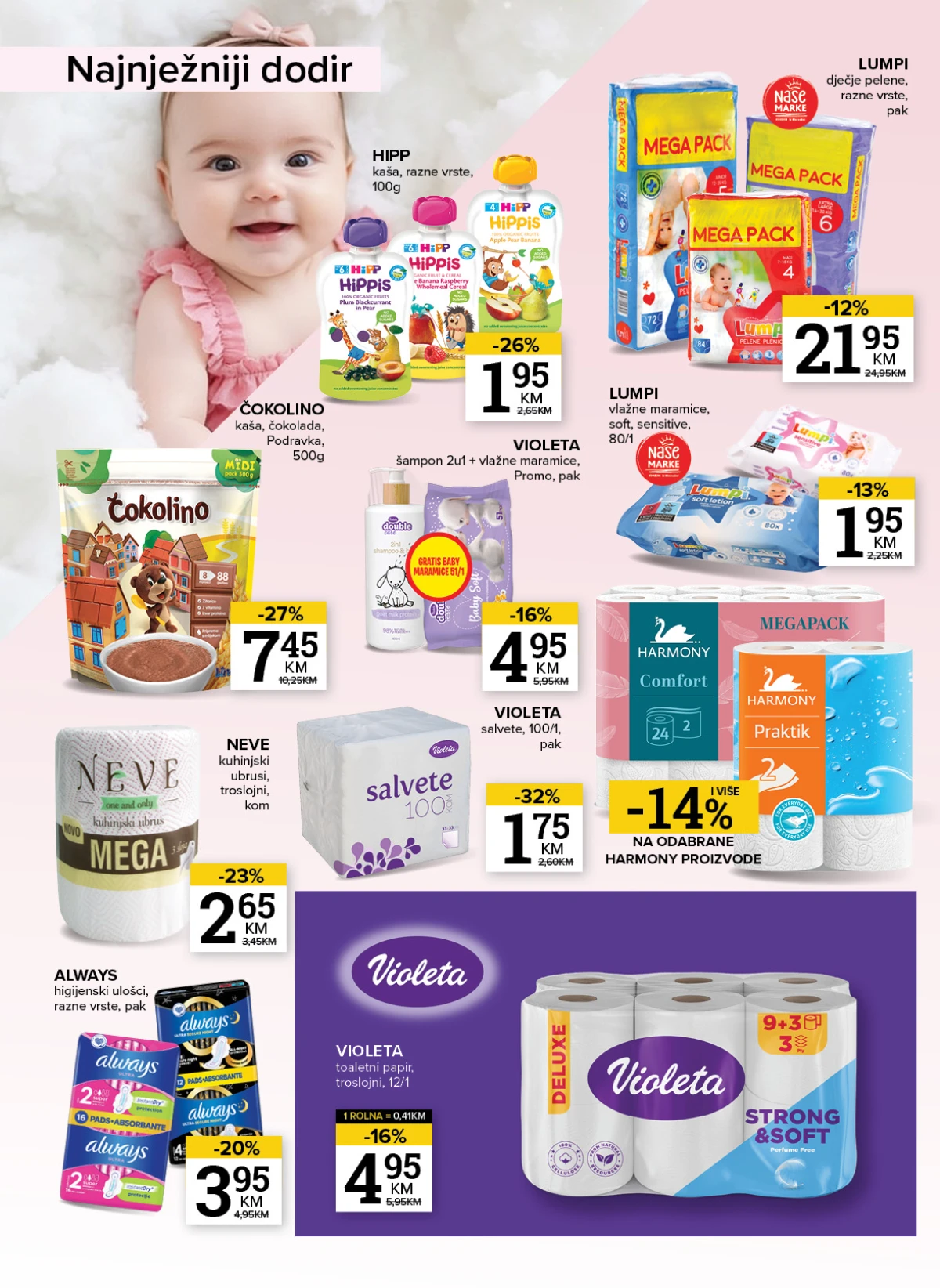 Konzum i Mercator katalog akcija strana 18 – važi od 18.8. do 24.8.2026.