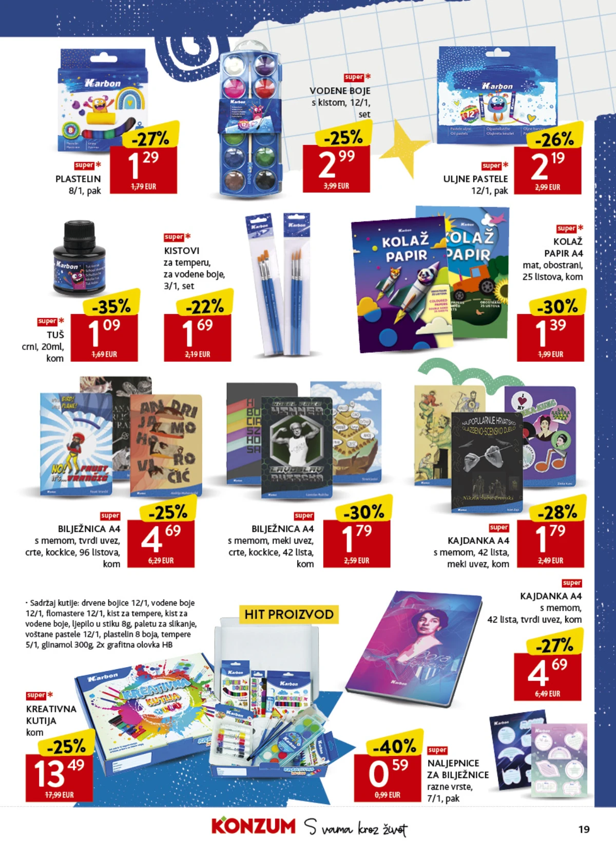 Konzum i Mercator katalog akcija strana 19 – važi od 17.8. do 20.9.2026.