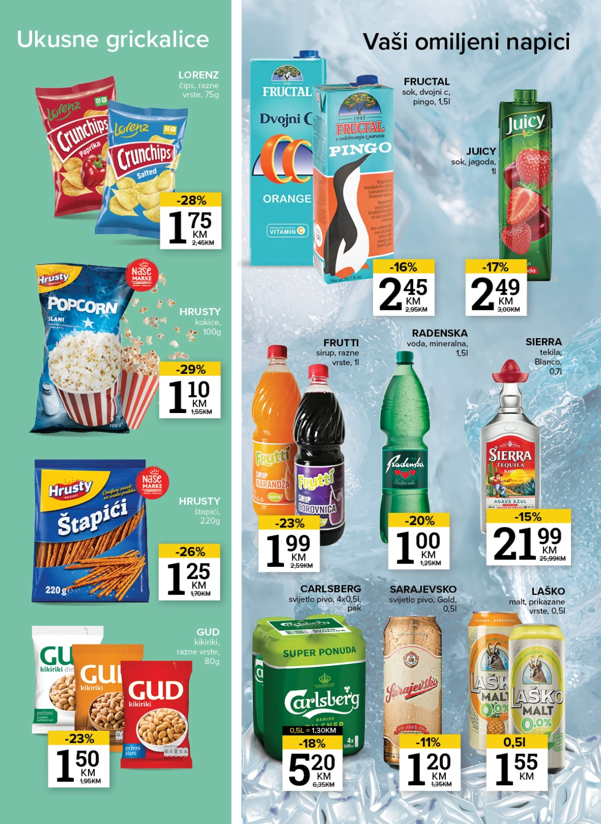 Konzum i Mercator katalog akcija strana 19 – važi od 25.8. do 31.8.2026.