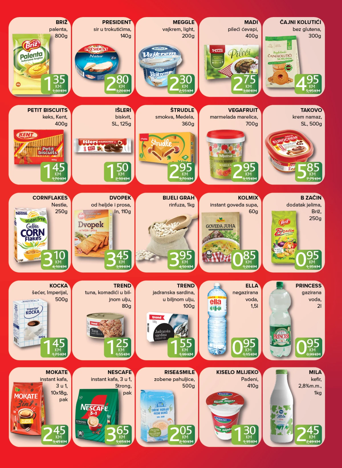 Konzum i Mercator katalog akcija strana 2 – važi od 18.6. do 15.9.2026.