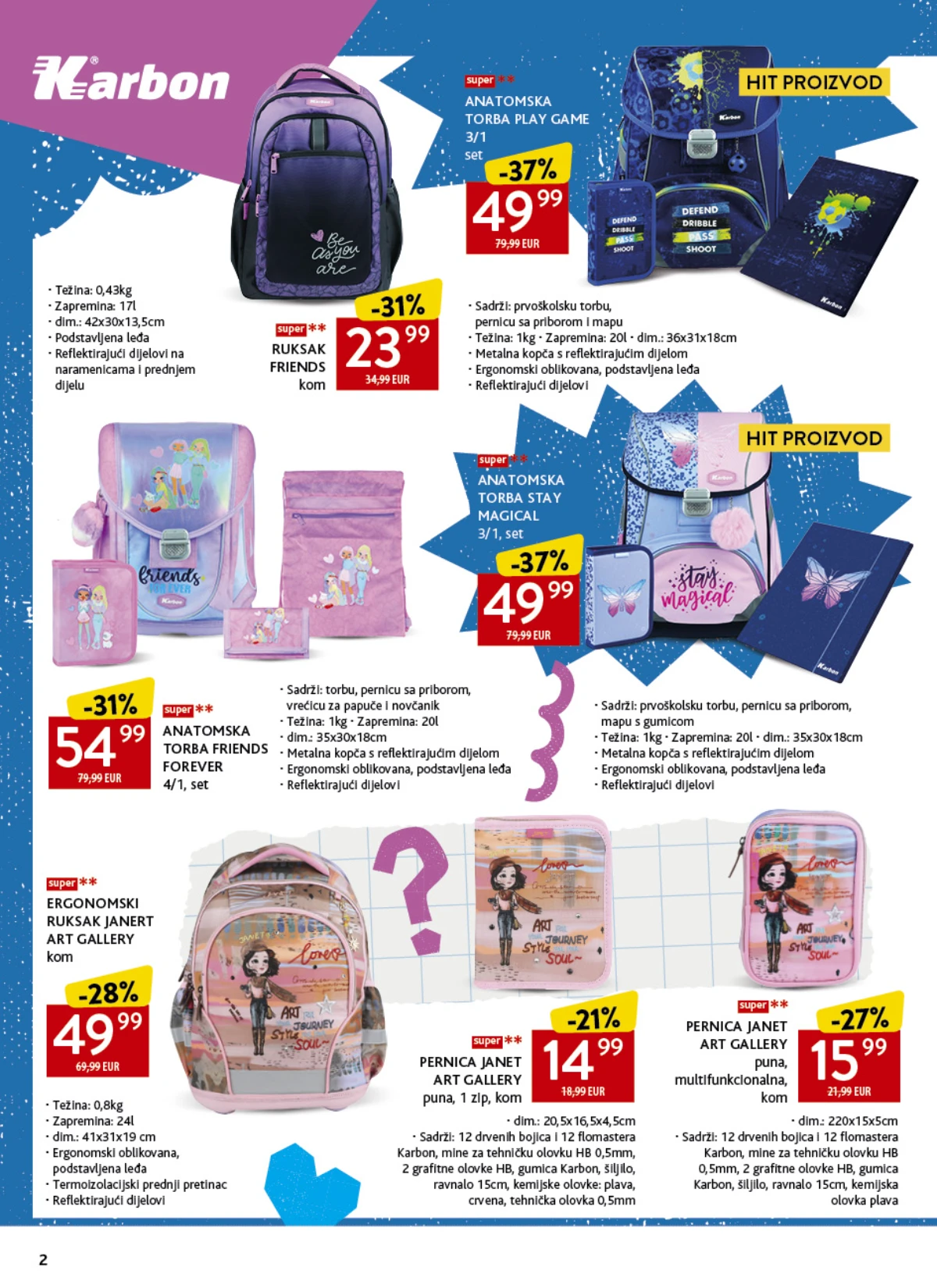 Konzum i Mercator katalog akcija strana 2 – važi od 17.8. do 20.9.2026.