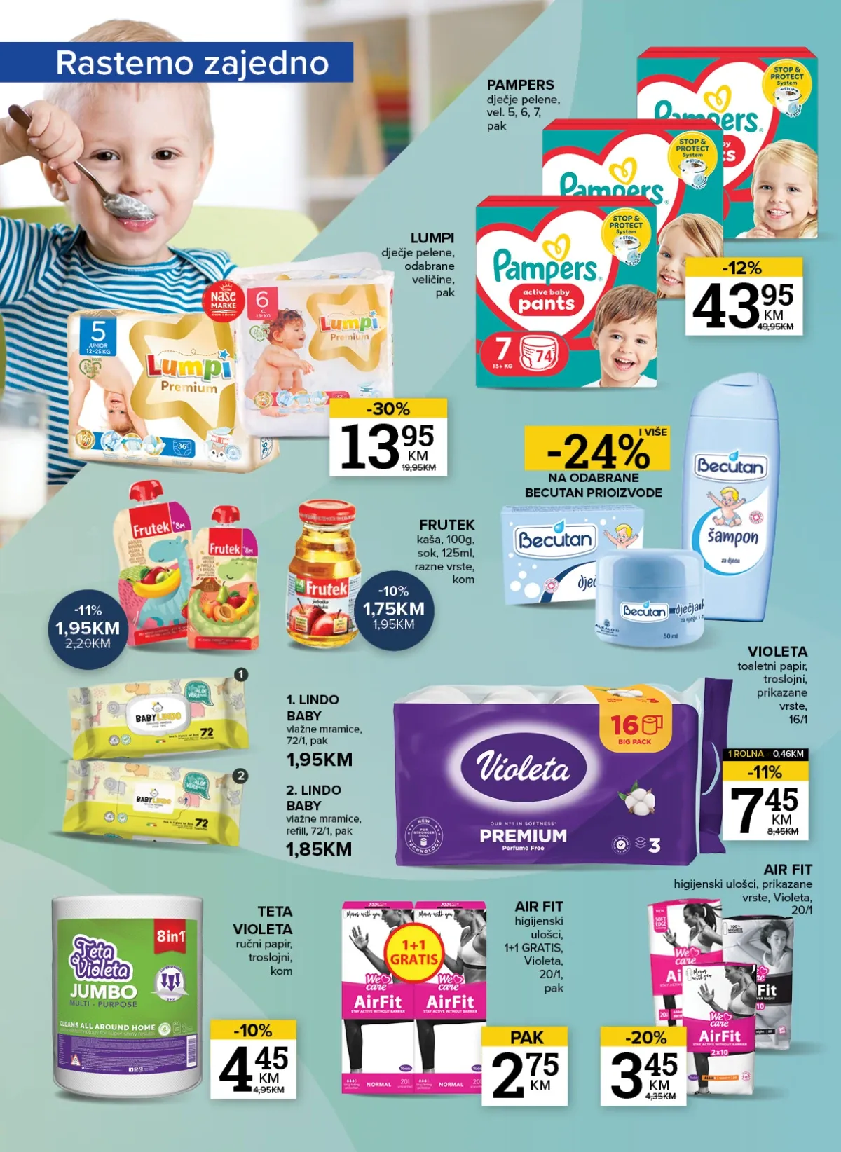 Konzum i Mercator katalog akcija strana 20 – važi od 1.9. do 7.9.2026.