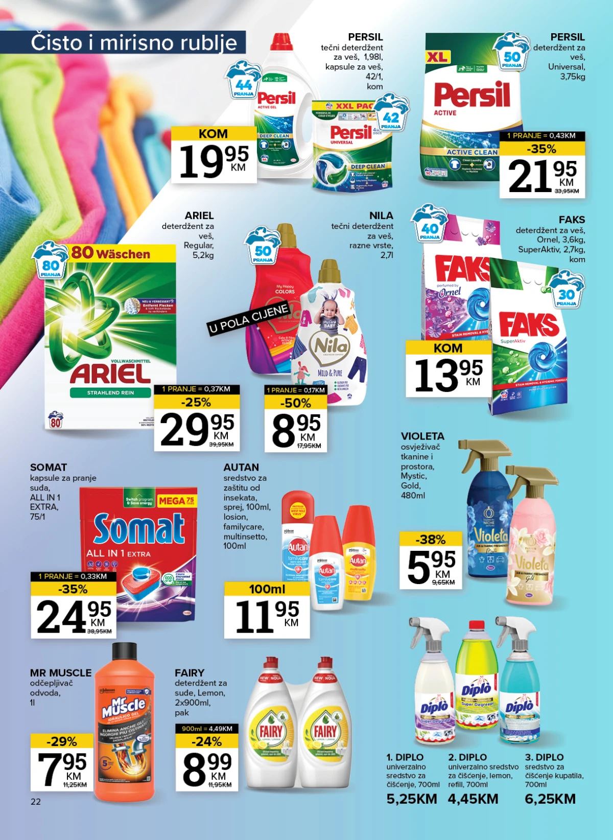 Konzum i Mercator katalog akcija strana 22 – važi od 18.8. do 24.8.2026.
