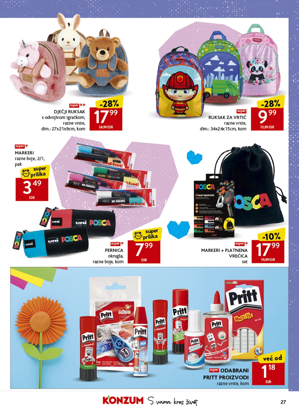 Konzum i Mercator katalog akcija strana 22 – važi od 17.8. do 20.9.2026.