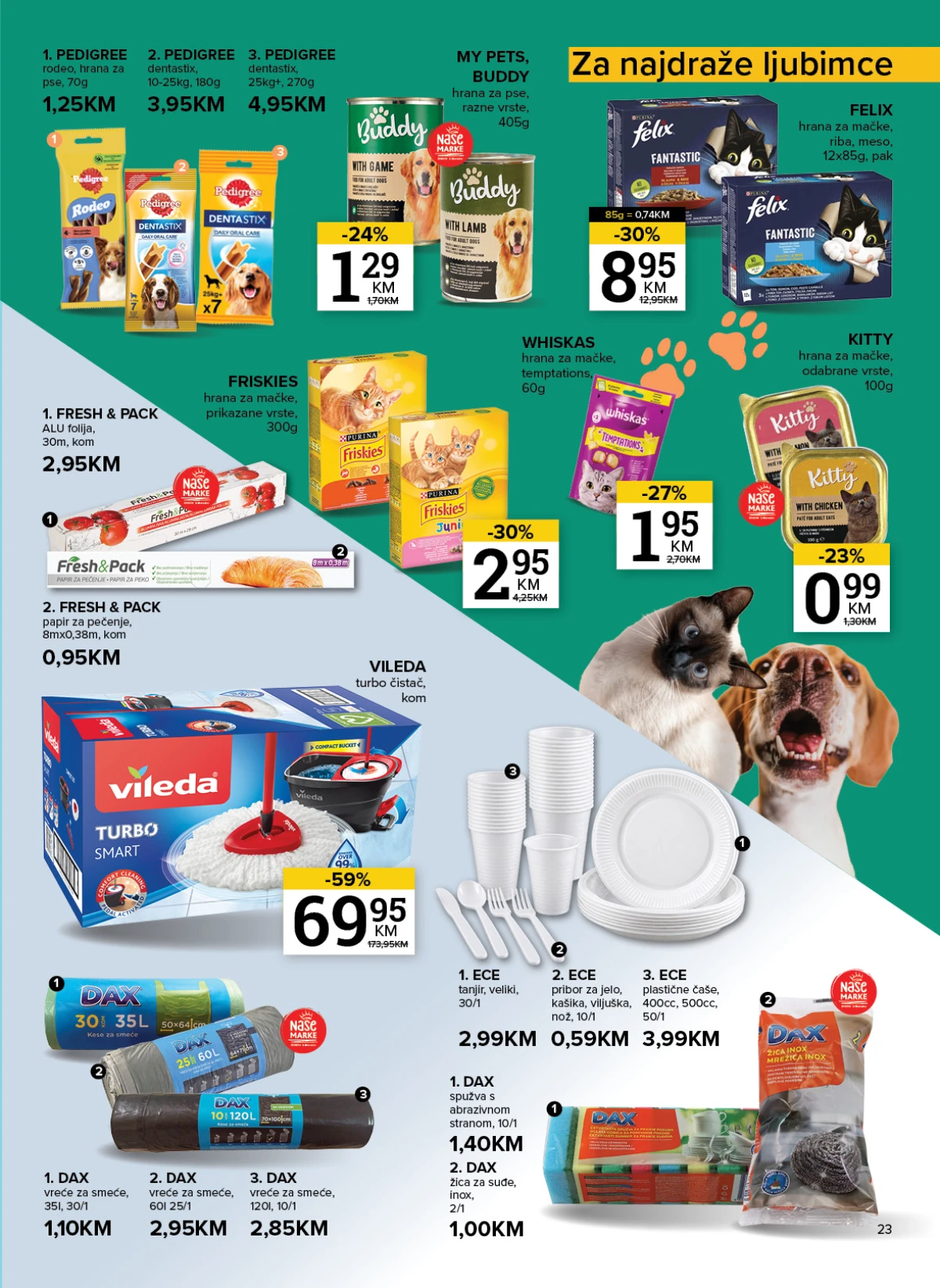 Konzum i Mercator katalog akcija strana 23 – važi od 18.8. do 24.8.2026.