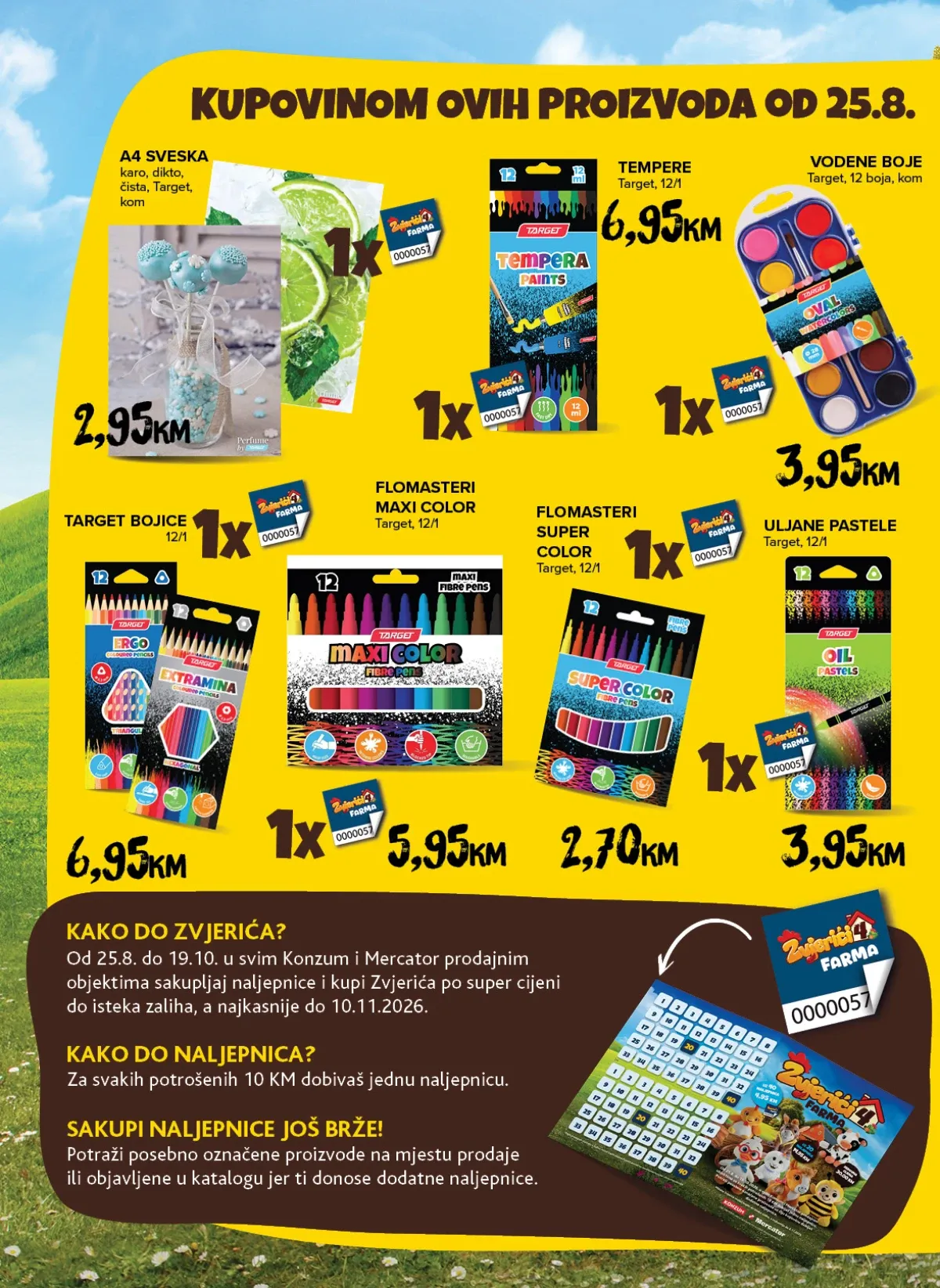 Konzum i Mercator katalog akcija strana 24 – važi od 1.9. do 7.9.2026.