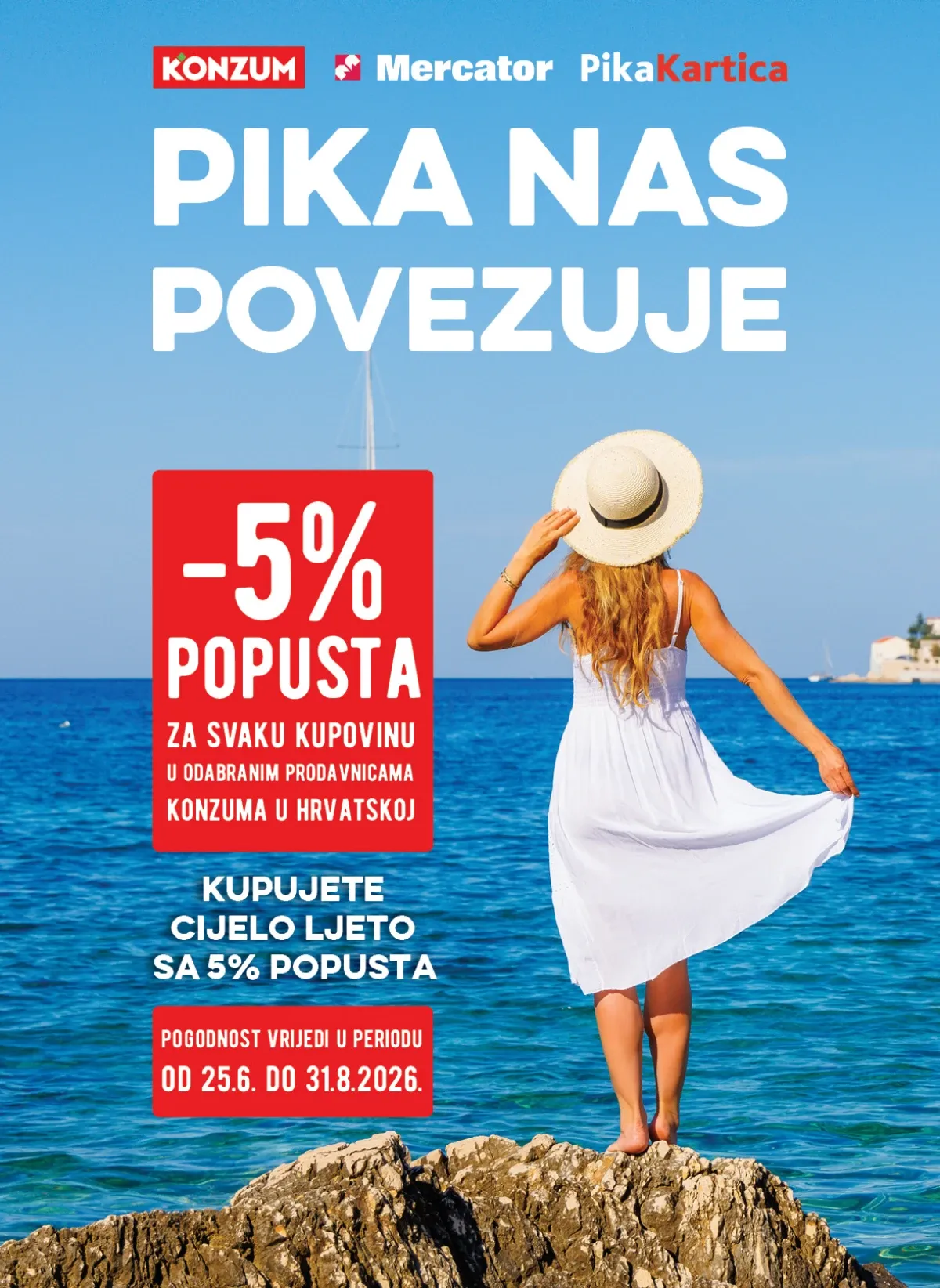 Konzum i Mercator katalog akcija strana 26 – važi od 11.8. do 17.8.2026.