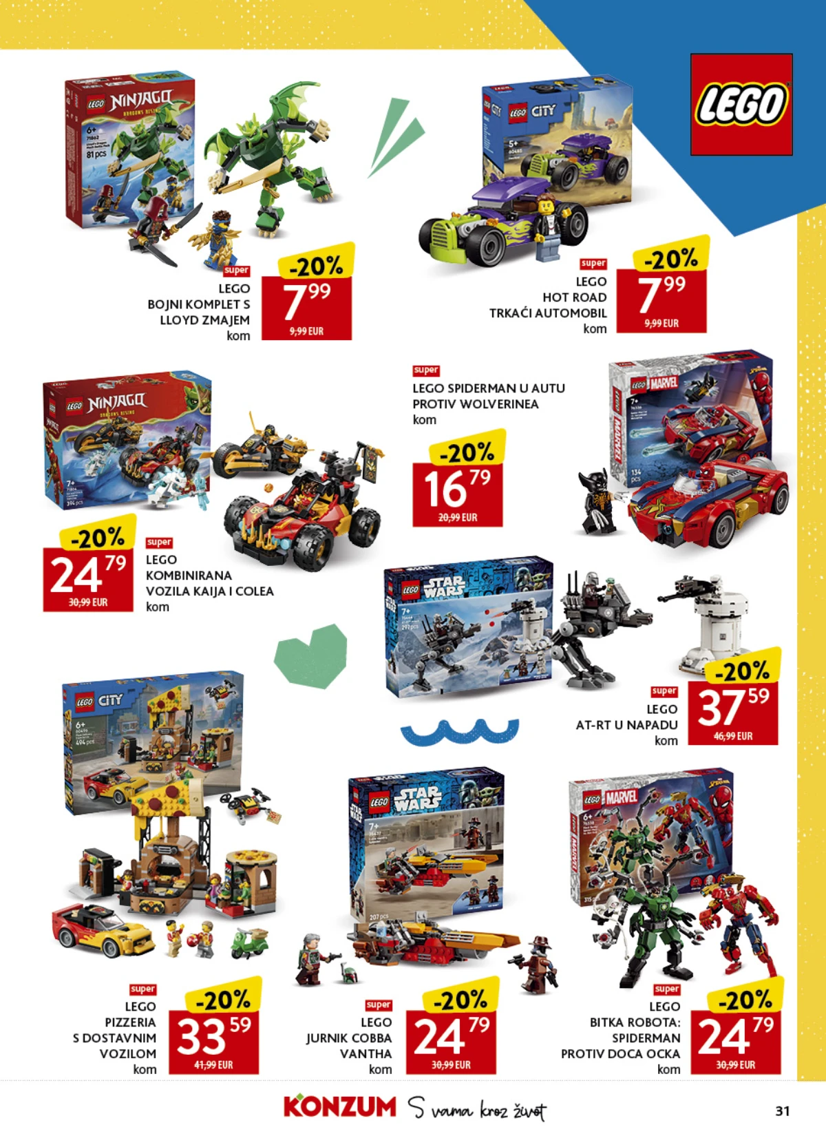 Konzum i Mercator katalog akcija strana 26 – važi od 17.8. do 20.9.2026.
