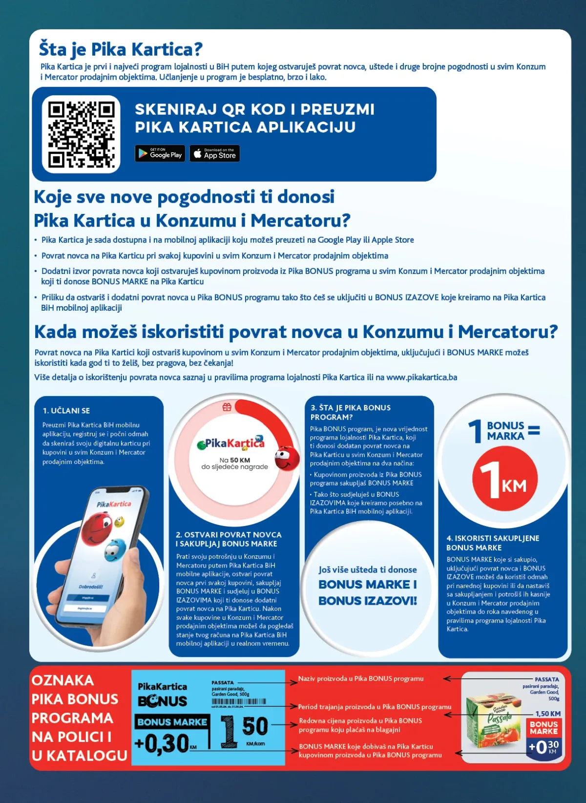 Konzum i Mercator katalog akcija strana 28 – važi od 6.8. do 10.8.2026.