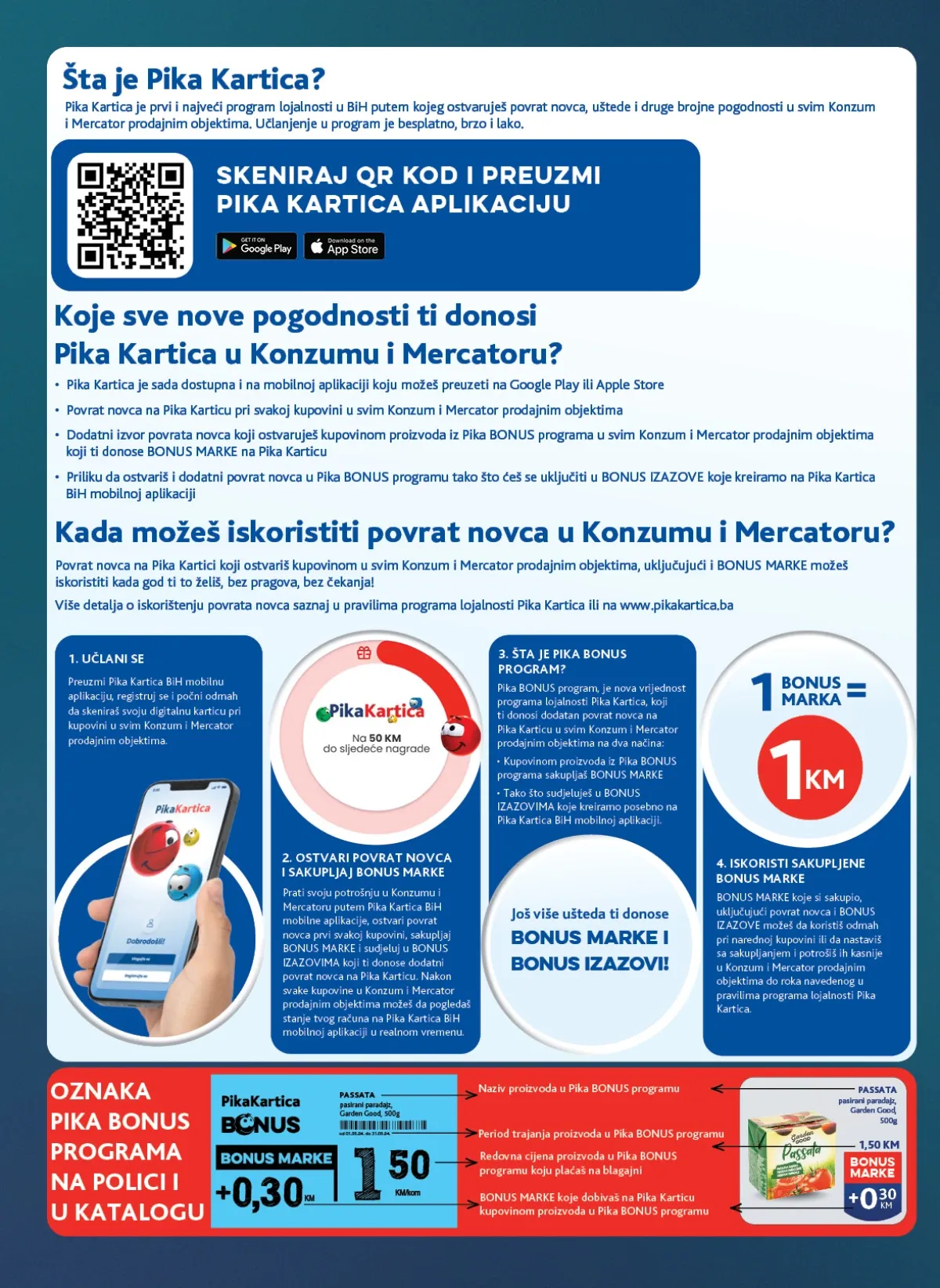 Konzum i Mercator katalog akcija strana 28 – važi od 11.8. do 17.8.2026.