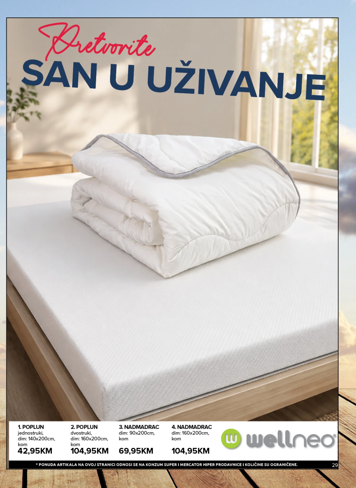 Konzum i Mercator katalog akcija strana 29 – važi od 25.8. do 31.8.2026.