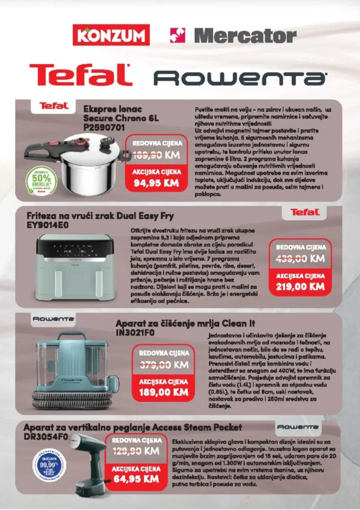 Konzum i Mercator katalog, strana 3