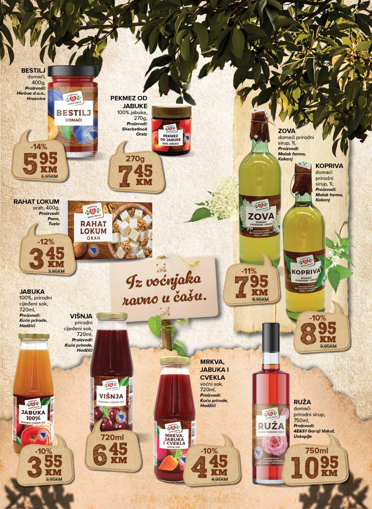 Konzum i Mercator katalog akcija strana 3 – važi od 18.8. do 24.8.2026.