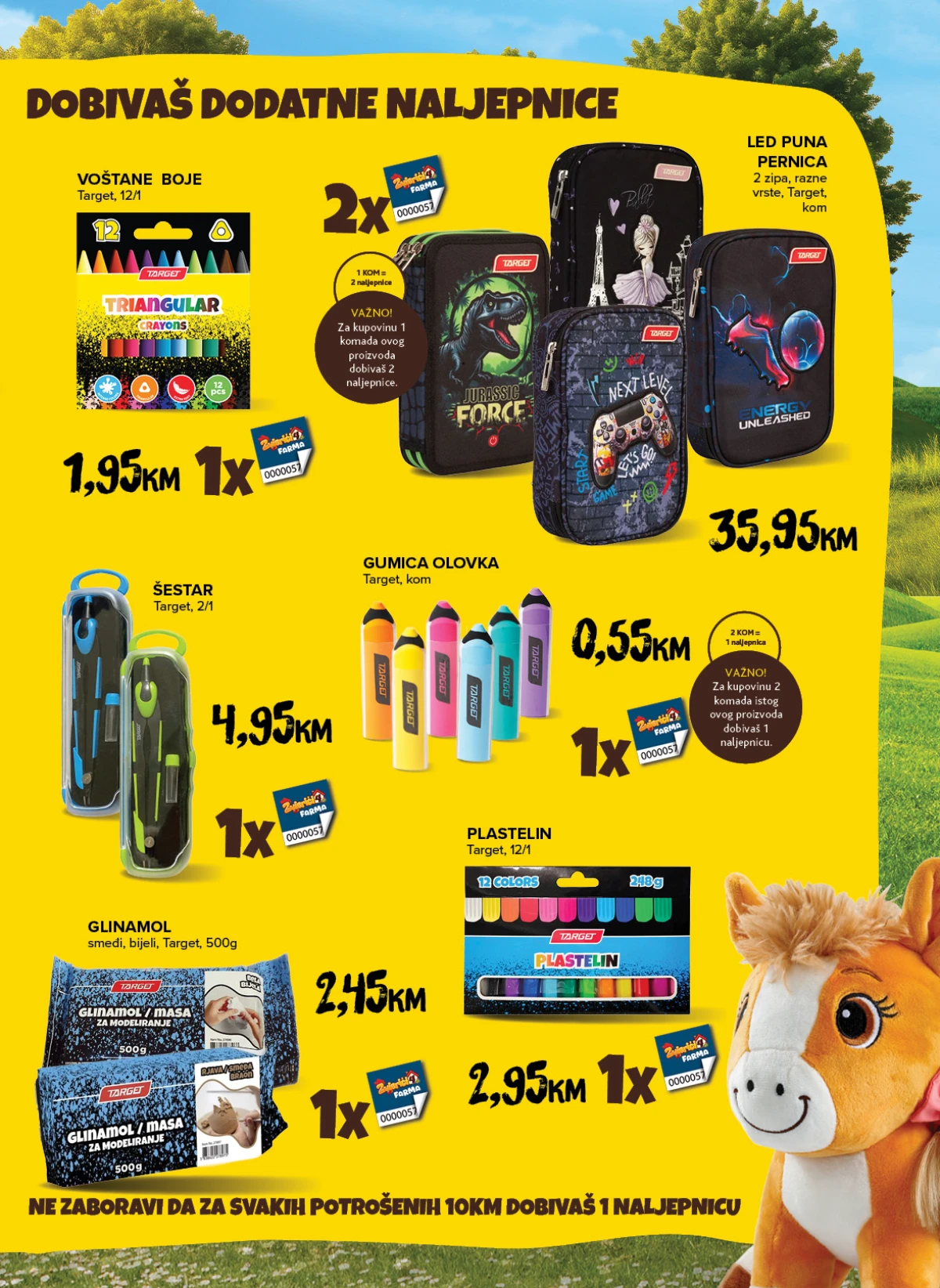 Konzum i Mercator katalog akcija strana 3 – važi od 20.8. do 27.9.2026.