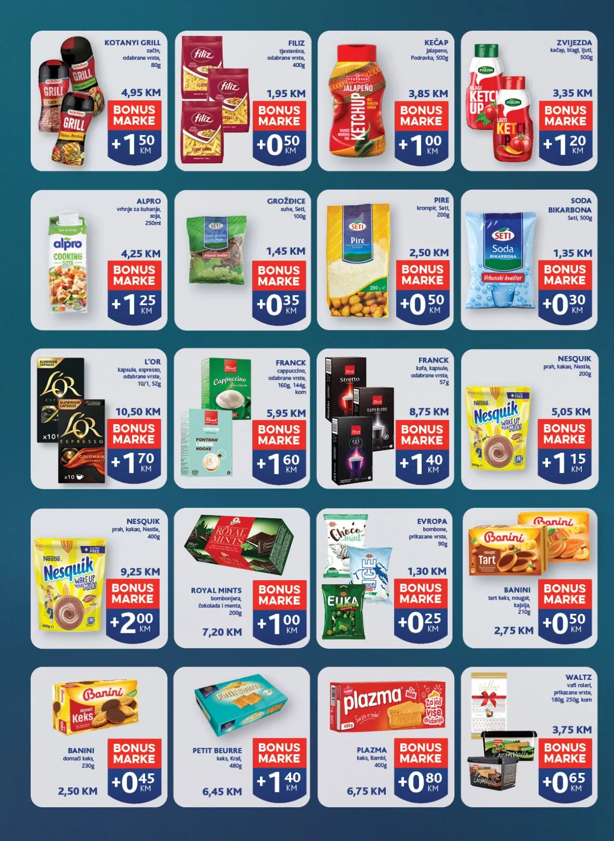 Konzum i Mercator katalog akcija strana 30 – važi od 11.8. do 17.8.2026.