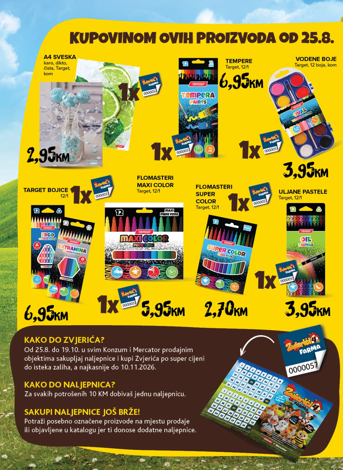 Konzum i Mercator katalog akcija strana 30 – važi od 25.8. do 31.8.2026.